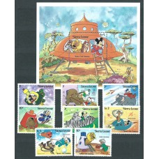 Sellos - Paises - Sierra Leona - Correo - 0569/76+H,18 - **