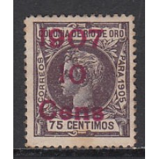 Rio de Oro Sueltos 1907 Edifil 36 (*) Mng
