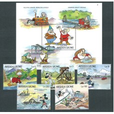Sellos - Paises - Sierra Leona - Correo - 1202/6+H,126 - **