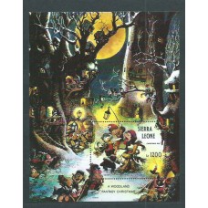 Sellos - Paises - Sierra Leona - Hojas - 231 - **