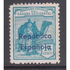 Sahara Variedades 1932 Edifil 38Bhcc (*) Mng  Cambio de color en la sobrecarga