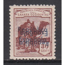 Sahara Variedades 1932 Edifil 41Bhhi * Mh  Sobrecarga doble una invertida