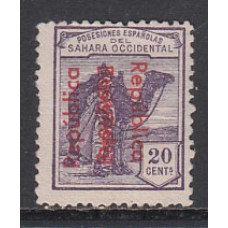 Sahara Sueltos 1934 Edifil 39C (*) Mng  Sobrecarga doble