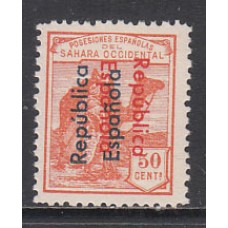 Sahara Sueltos 1934 Edifil 43C (*) Mng  Sobrecarga doble