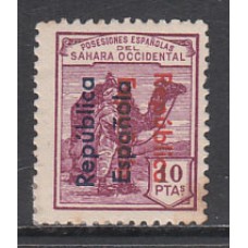 Sahara Sueltos 1934 Edifil 47C (*) Mng  Sobrecarga doble