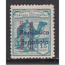 Sahara Sueltos 1935 Edifil 38D (*) Mng  Sobrecarga vertical de arriba abajo y horizontal