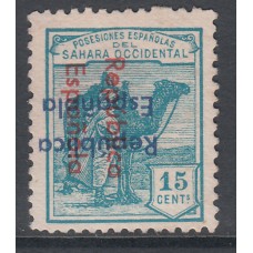 Sahara Variedades 1935 Edifil 38Dc (*) Mng  Sobrecarga vertical de arriba a abajo y sobrecarga horizontal