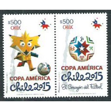 Chile - Correo 2015 Yvert 2073/74 ** Mnh Deportes Fútbol