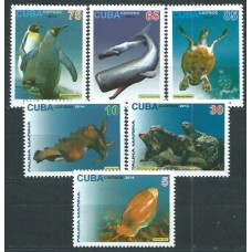 Cuba - Correo 2014 Yvert 5370/75 ** Mnh Fauna marina