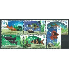 Cuba - Correo 2015 Yvert 5323/28 ** Mnh Fauna peces