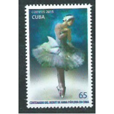 Cuba - Correo 2015 Yvert 5337 ** Mnh Anna Paulova ballet