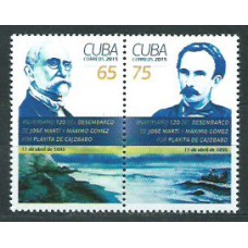 Cuba - Correo 2015 Yvert 5352/53 ** Mnh Personajes