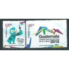 Guatemala - Correo Yvert 704/705 ** Mnh Capital Iberoamericana dela Cultura