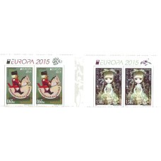 Tema Europa 2015 Bulgaria Yvert 4415a/16a Carnet ** Mnh