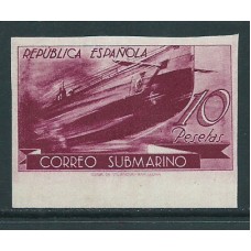 España Sueltos 1938 Edifil 779s Submarino (*) Mng