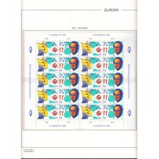Tema Europa - Colección de minipliegos montada en 6 Albumes con hojas Filabo años 1978 a 1993 muy completa ** Mnh Catalogo 7.875 €