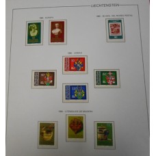 Liechtenstein - Colección montada en 2 Albumes y hojas Filabo, periodo 1960 a 1995  series completas  ** Mnh  Catalogo 1.358 €