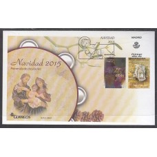 España II Centenario Sobres 1º Día 2015 Edifil 5009/10