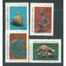 Turquia - Correo 1966 Yvert 1783/86 ** Mnh Arqueología