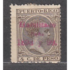 Puerto Rico Sueltos 1898 Edifil 159 (*) Mng