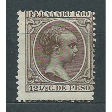 Fernando Poo Sueltos 1894 Edifil 20 * Mh