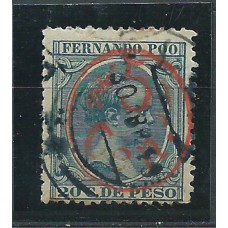 Fernando Poo Sueltos 1896 Edifil 40H Usado Firma Roig