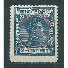Guinea Sueltos 1909 Edifil 58T usado