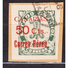 Canarias Correo 1938 Edifil 37 Usado
