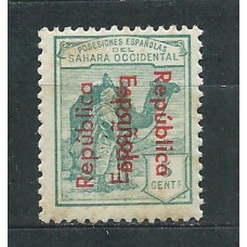 Sahara Sueltos 1934 Edifil 36C (*) Mng  Sobrecarga doble