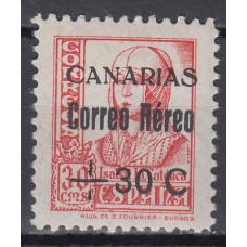 Canarias Correo 1938 Edifil 40 * Mh
