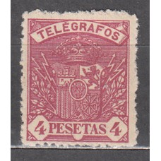 España Telégrafos 1901 Edifil 37 ** Mnh