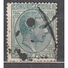 España Taladrados 1878 Edifil 196