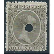 España Taladrados 1889 Edifil 222