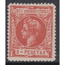 Elobey Sueltos 1905 Edifil 31 ** Mnh  Bonito