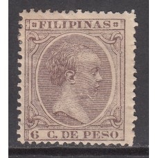 Filipinas Sueltos 1891 Edifil 97 * Mh