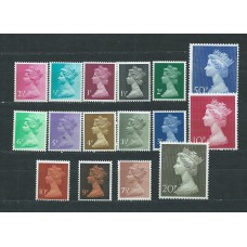 Gran Bretaña - Correo 1970 Yvert 605/20 ** Mnh 16 val. faltan los A Isabel II