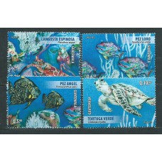 Guatemala - Correo Yvert 712/15 ** Mnh Fauna marina
