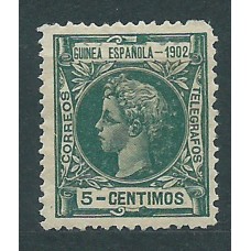 Guinea Sueltos 1902 Edifil 1 Usado