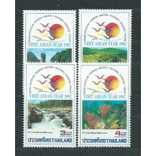 Tailandia - Correo Yvert 1477/80 ** Mnh Paisajes