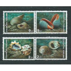 Tailandia - Correo Yvert 1761/64 ** Mnh  Fauna conchas