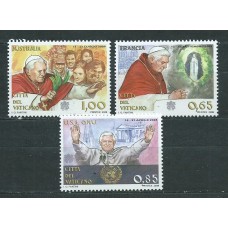 Vaticano - Correo 2009 Yvert 1498/1500 ** Mnh Viajes Benedicto XVI