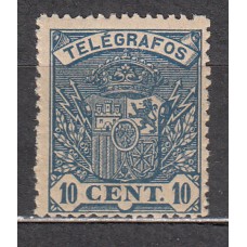 España Telégrafos 1901 Edifil 32 ** Mnh