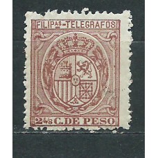Filipinas Telegrafos 1894 Edifil 49 * Mh