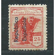 Sahara Sueltos 1934 Edifil 40C (*) Mng  Sobrecarga doble