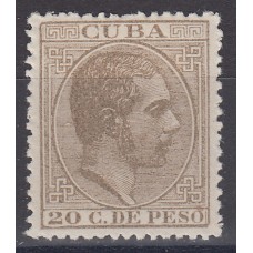 Cuba Sueltos 1883 Edifil 104 * Mh  Bonito