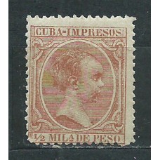 Cuba Sueltos 1890 Edifil 106 * Mh