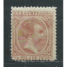 Cuba Sueltos 1890 Edifil 106 * Mh