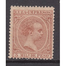 Cuba Sueltos 1890 Edifil 109 * Mh