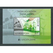 Tema Europa 2016 Azerbaijan Yvert Hojita 143 ** Mnh