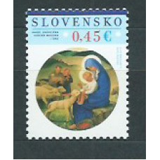 Eslovaquia Correo 2015 Yvert 677 ** Mnh Navidad